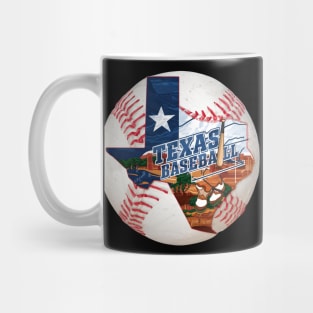 Texas Baseball Mug